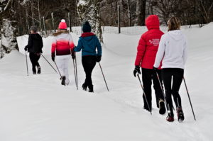 Marche Nordique Après-Midi Bien Etre hiver - Chloé Biron Diététicienne Nutritionniste